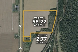 Vermillion Co IN 60.99± Acres In 2 Tracts