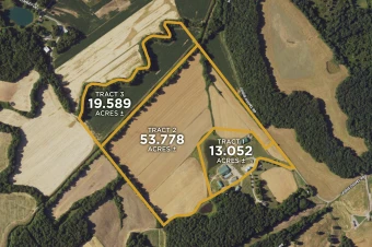 Muhlenberg Co, KY 86.689± acres in 3 tracts