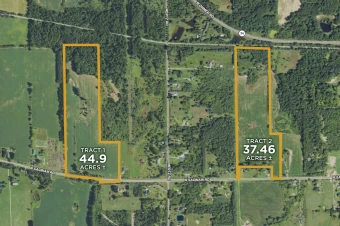 Tuscola Co, MI 82.36± acres in 2 tracts