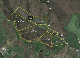 Edmonson Co KY 212.364± Acres In 6 Tracts
