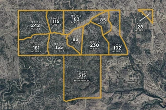 Kimble Co TX 2018± Acres In 11 Tracts