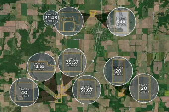 Perry Co IL 196.58± Surveyed Acres In 8 Tracts