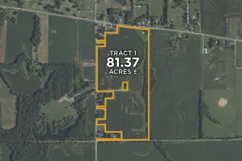 Saline Co IL 81.37± Acres In 1 Tract