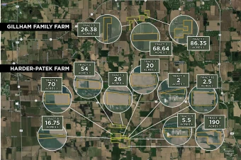 La Porte Co IN 570.61± Acres In 12 Tracts