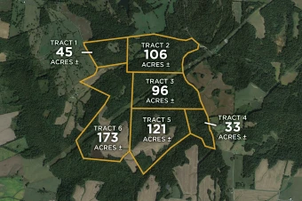 Caldwell Co KY 574.96± Acres In 6 Tracts