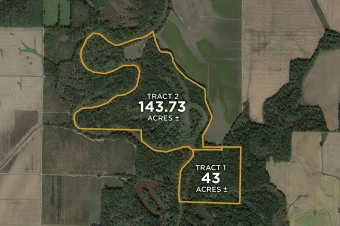 Wayne Co IL 186.73± Acres In 2 Tracts