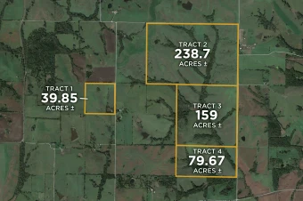 Harrison Co MO 517.22± Acres In 4 Tracts