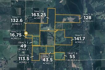 Macon Co & Shelby Co MO 836± Acres In 9 Tracts