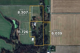 Preble Co OH 26.072± Acres In 3 Tracts