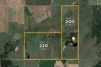 Stafford Co KS 420± Acres In 3 Tracts