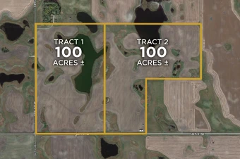 Nelson Co ND 200± Acres In 2 Tracts