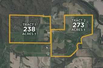 Washington Co IA 511± Acres In 2 Tracts