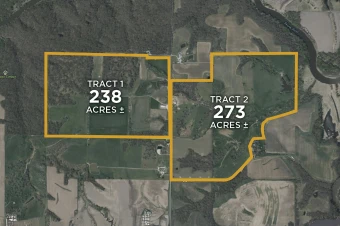Washington Co IA 511± Acres In 2 Tracts