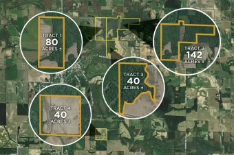 Clay Co IL 302± Acres In 4 Tracts