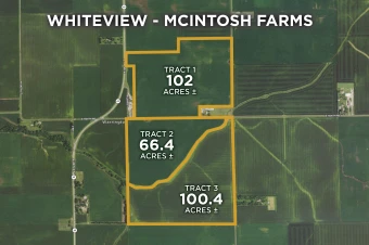 Edgar Co IL 286± Acres In 3 Tracts