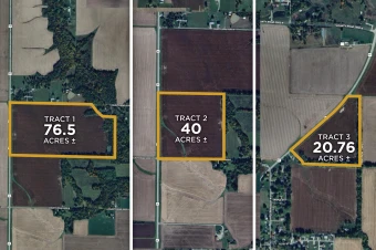 Fayette Co IL 137.26± Acres In 3 Tracts