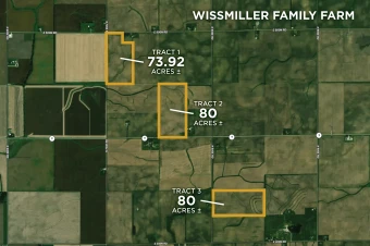 Ford Co IL 233.92± Acres In 3 Tracts