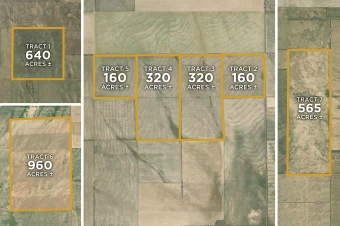 Kiowa Co & Crowley Co CO 3125± Acres In 7 Tracts