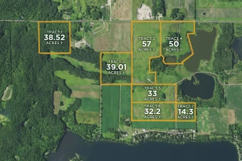 Otter Tail Co MN 264.03± Acres In 7 Tracts