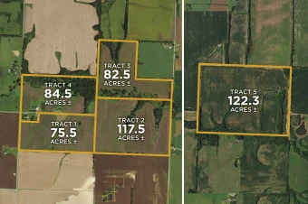 Vernon Co MO 480.7± Acres In 5 Tracts
