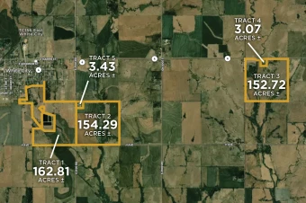 Morris Co KS 476.32± Acres In 5 Tracts