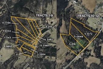 Sumner Co TN 86.89± Acres In 12 Tracts