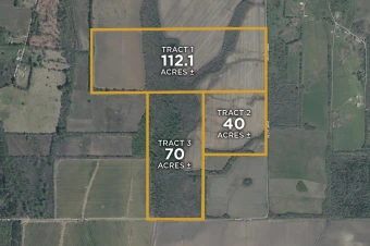 Noxubee Co MS 222.1± Acres In 3 Tracts