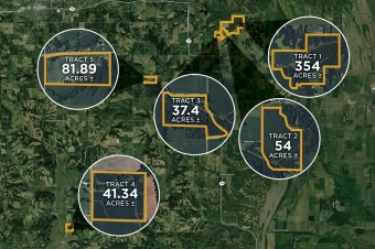 Pike Co IL 568.74± Acres In 5 Tracts