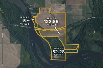 Black Hawk Co IA 179.83± Acres In 3 Tracts