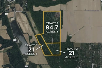 Wayne Co OH 126.965± Acres In 3 Tracts
