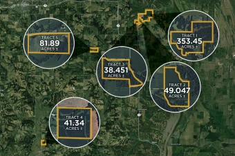 Pike Co IL 568.74± Acres In 5 Tracts