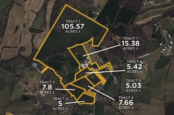 Larue Co KY 152± Acres In 7 Tracts