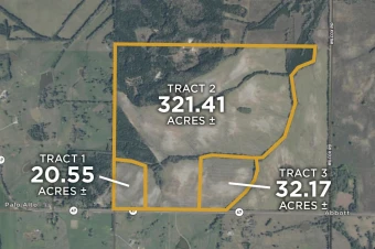 Clay Co MS 374.13± Acres In 3 Tracts