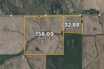 Keokuk Co IA 191± Acres In 2 Tracts