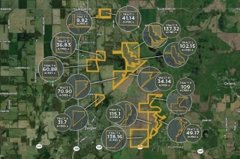 Franklin Co IL 929.65± Acres In 13 Tracts