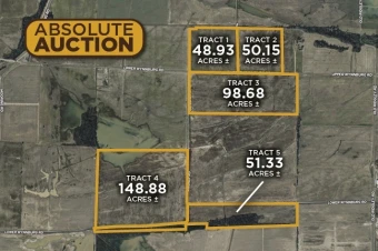 Lake Co TN 381.37± Acres In 5 Tracts