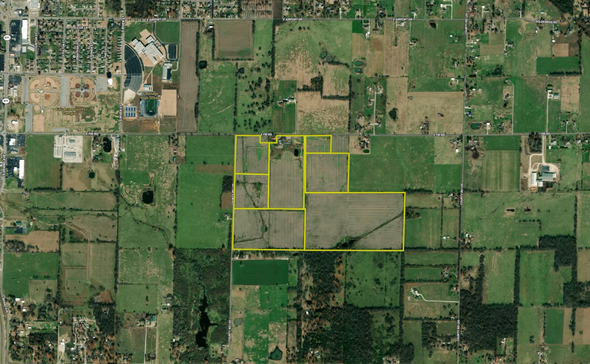 Tract 1 of 7: 5± acres with home - 