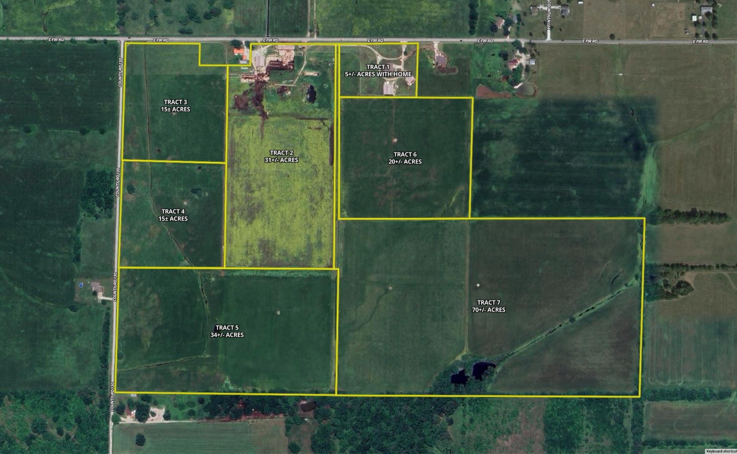 Tract 2 of 7: 31± acres - 