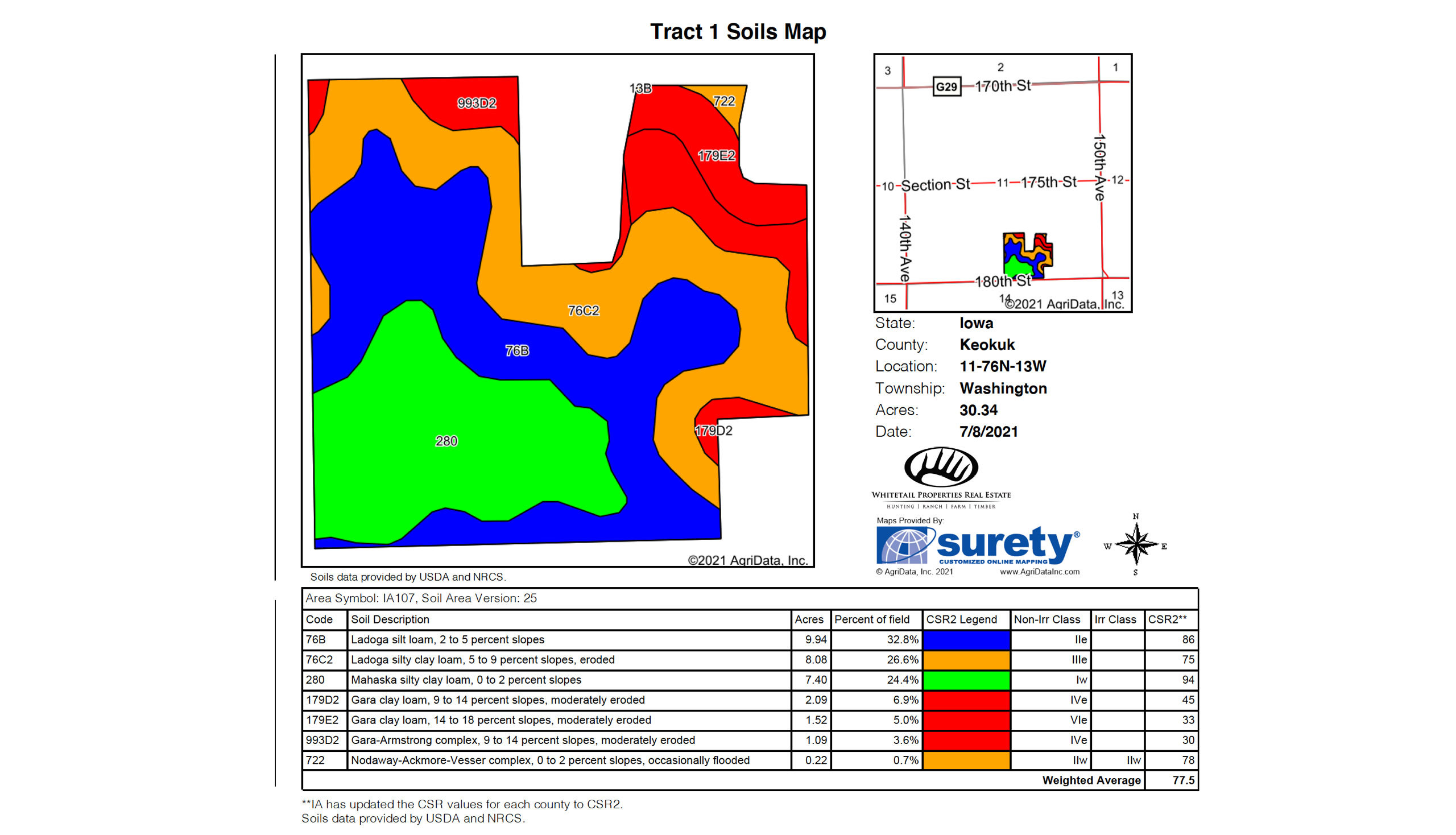 Tract1 Soil Map