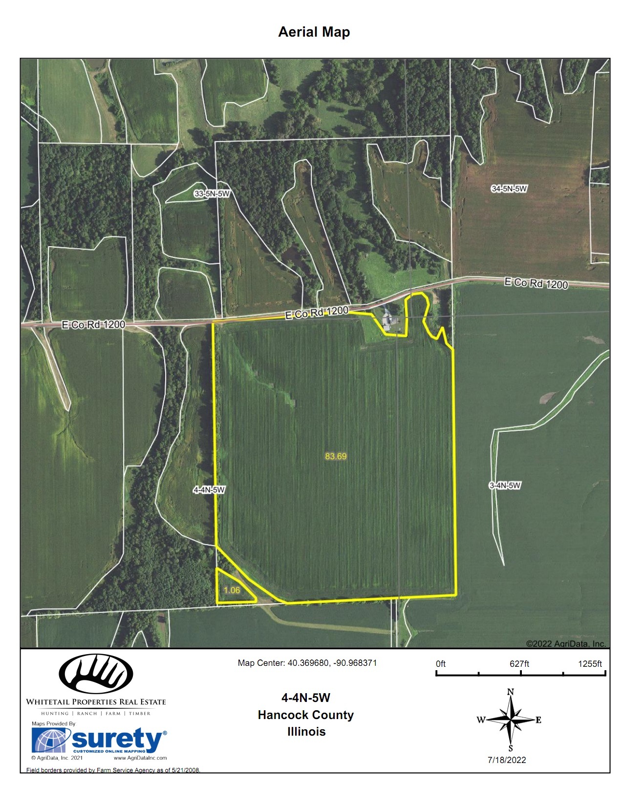 Aerial Map tract 1