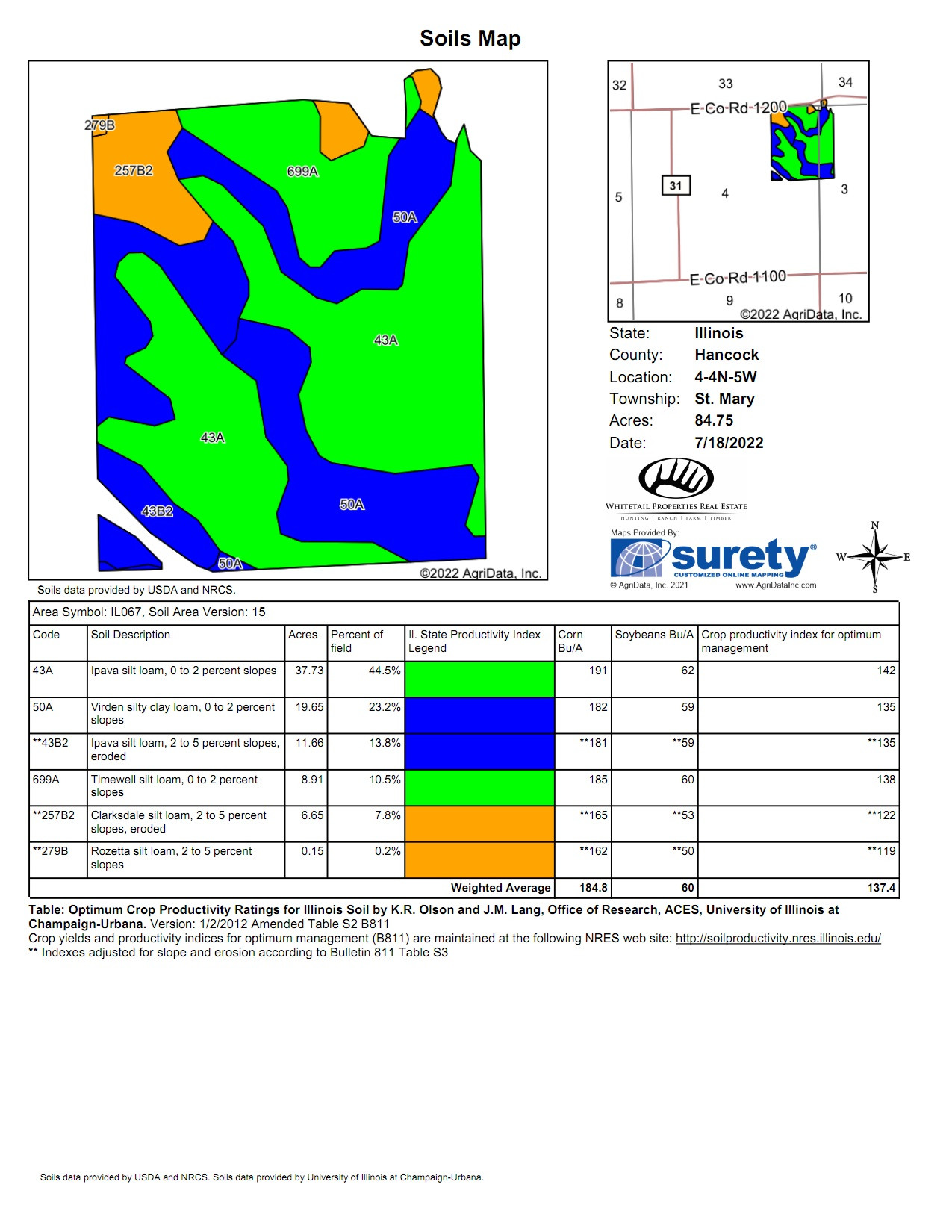Soils Map tract 1